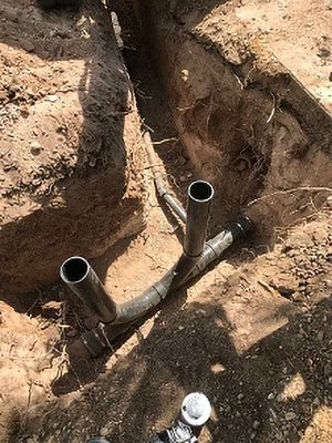 Sewer pipes clean out